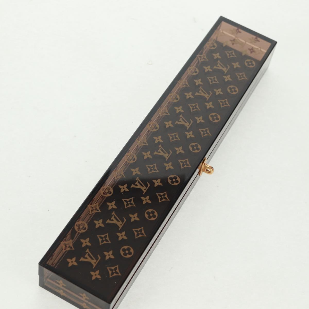 LOUIS VUITTON Monogram Chop Stick chopsticks Wood Brown LV Auth 162910M