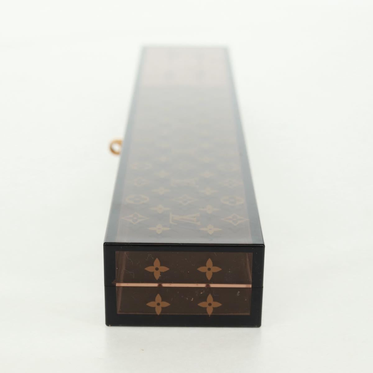 LOUIS VUITTON Monogram Chop Stick chopsticks Wood Brown LV Auth 162910M