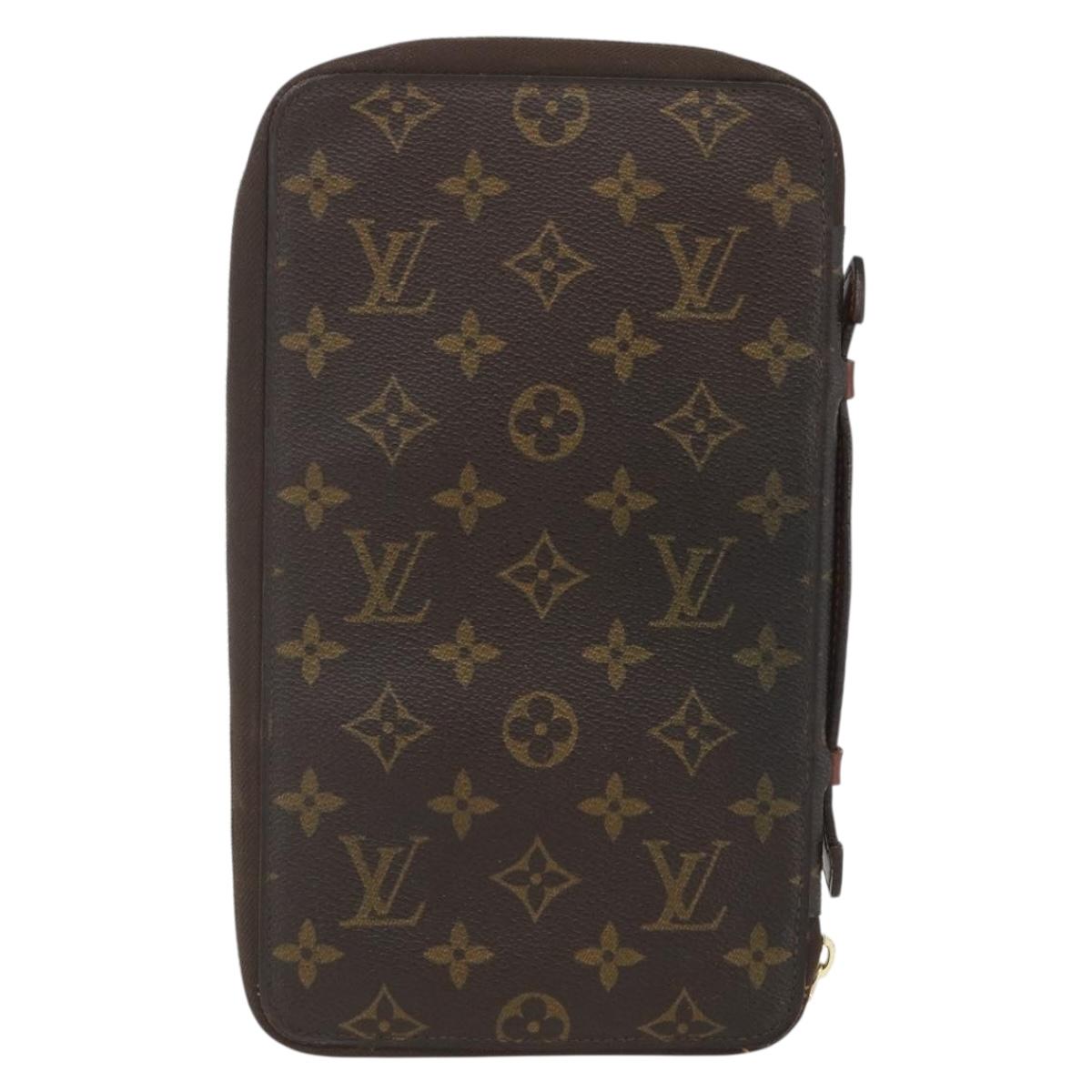 LOUIS VUITTON Monogram Poche Escapade Travel Case M60113 LV Auth 162916