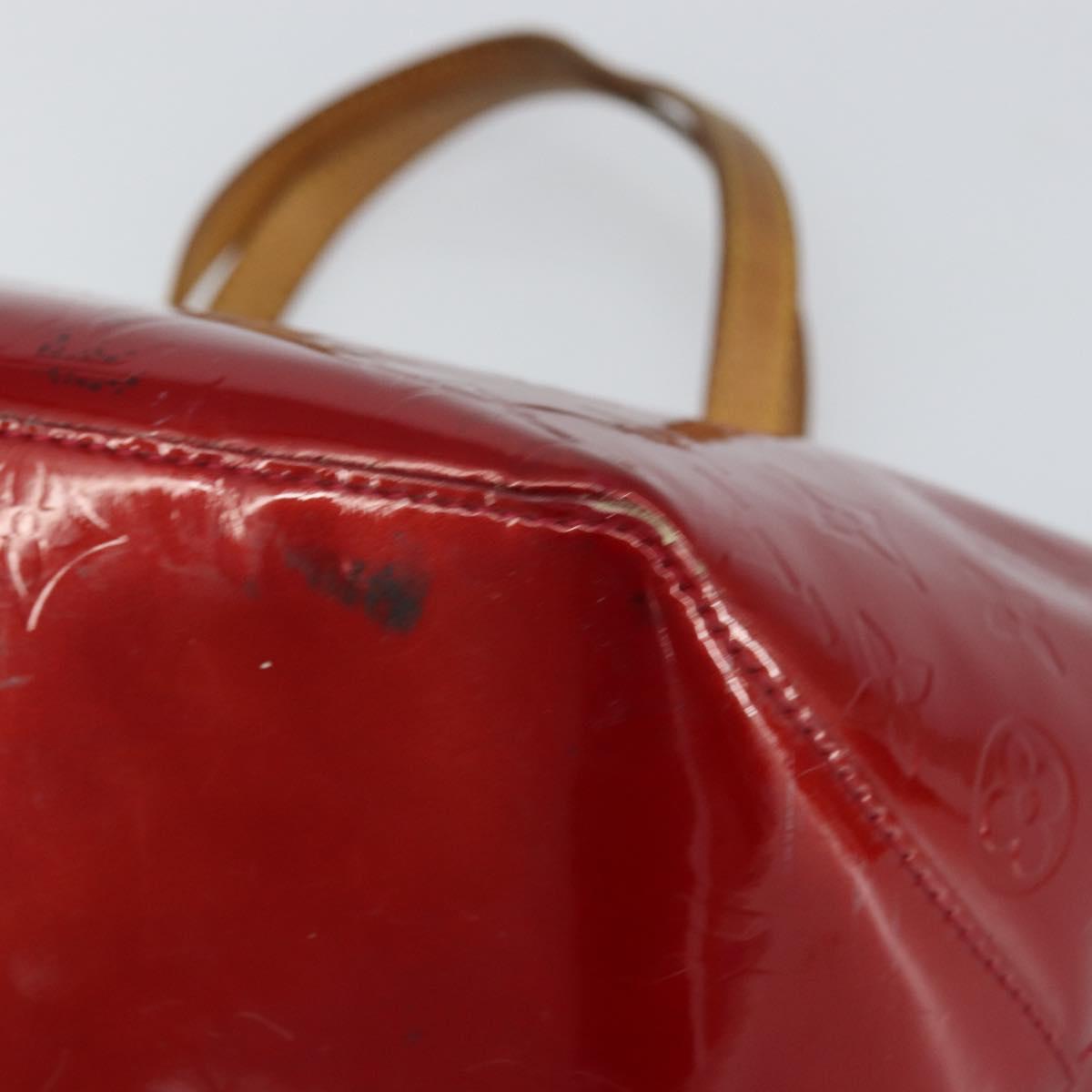 LOUIS VUITTON Monogram Vernis Bellevue PM Bag Pomme D'amour M93583 Auth 162944