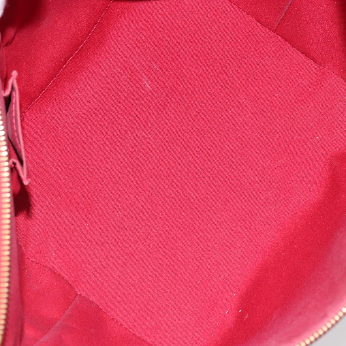 LOUIS VUITTON Monogram Vernis Bellevue PM Bag Pomme D'amour M93583 Auth 162944