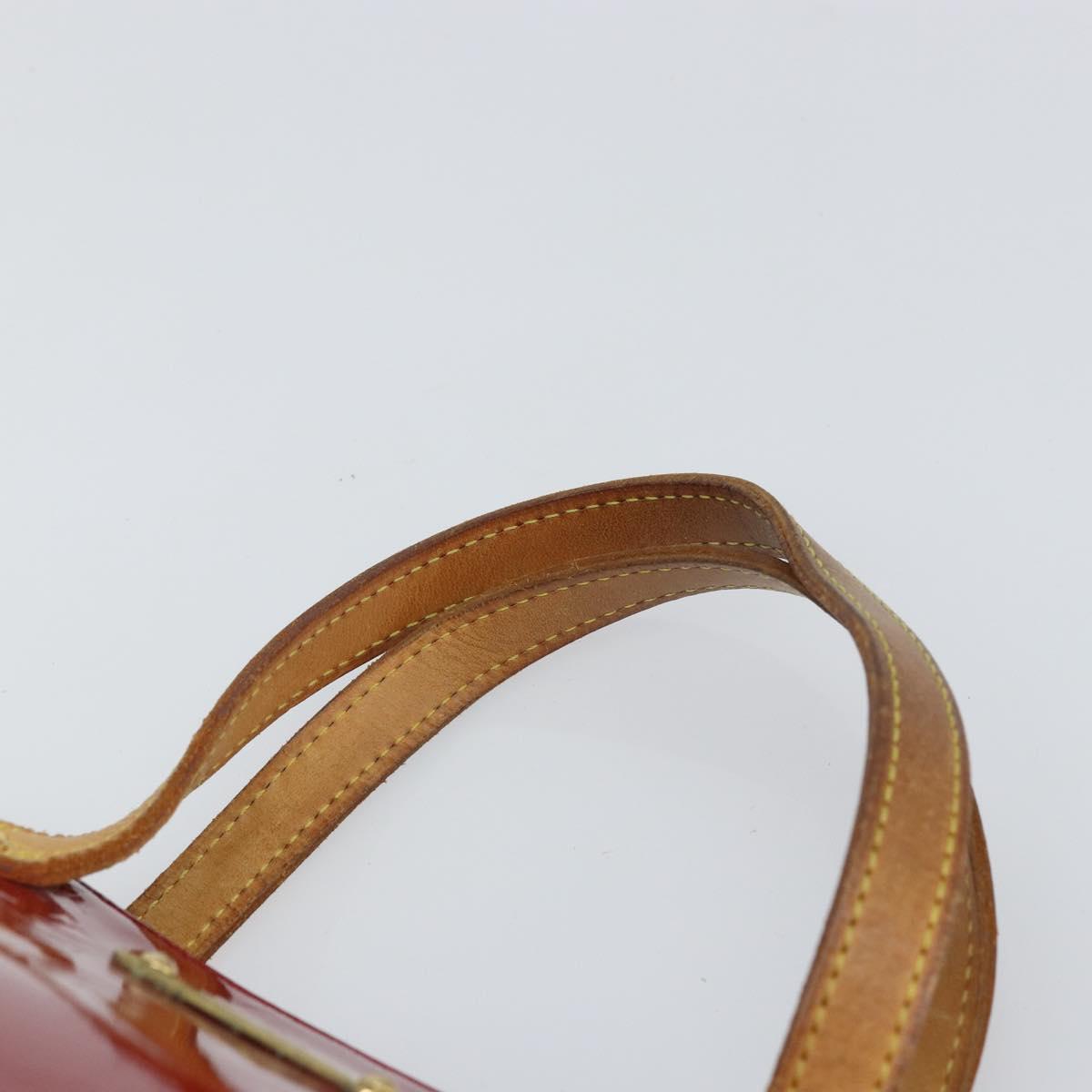 LOUIS VUITTON Monogram Vernis Bellevue PM Bag Pomme D'amour M93583 Auth 162944