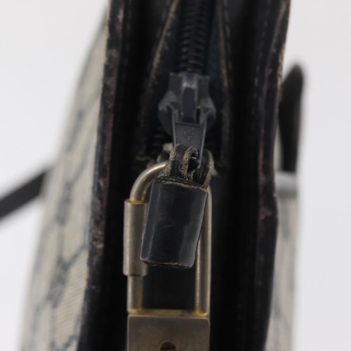 GUCCI GG Supreme Shoulder Bag PVC Navy Auth 162951