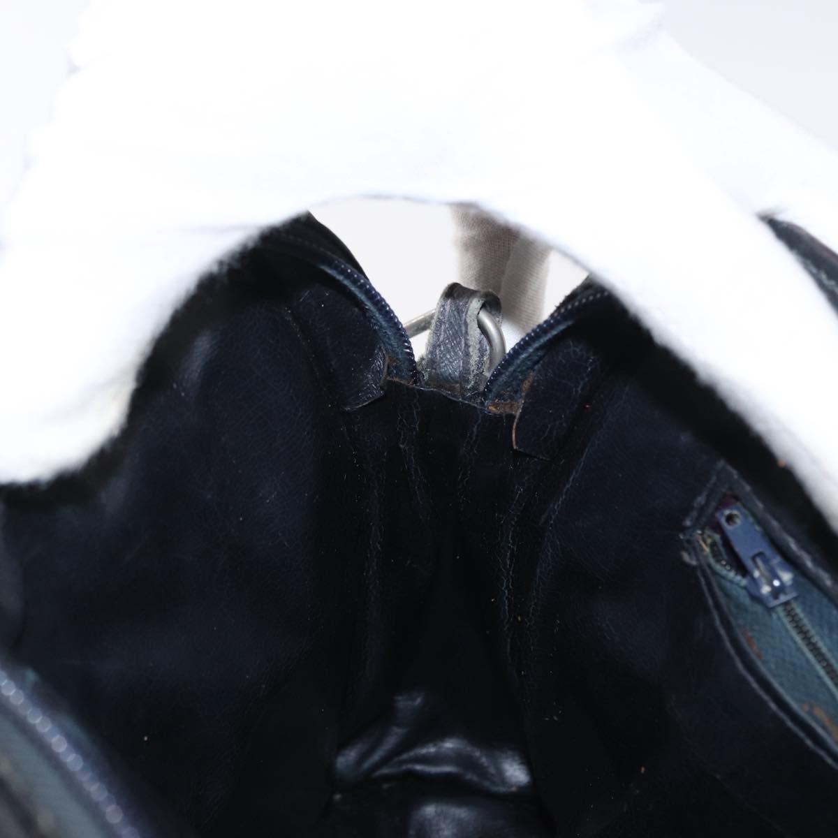 GUCCI GG Supreme Shoulder Bag PVC Navy Auth 162951