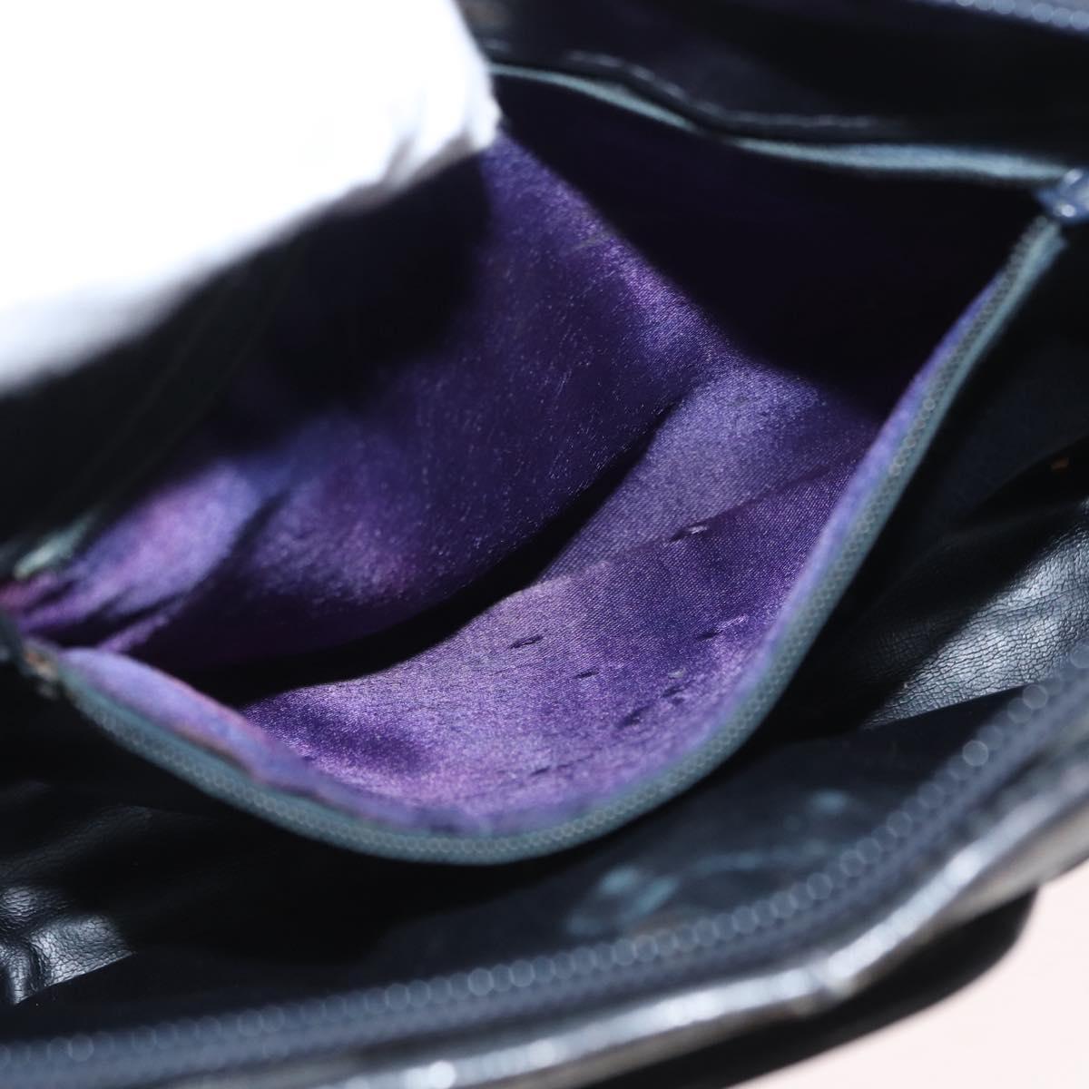 GUCCI GG Supreme Shoulder Bag PVC Navy Auth 162951