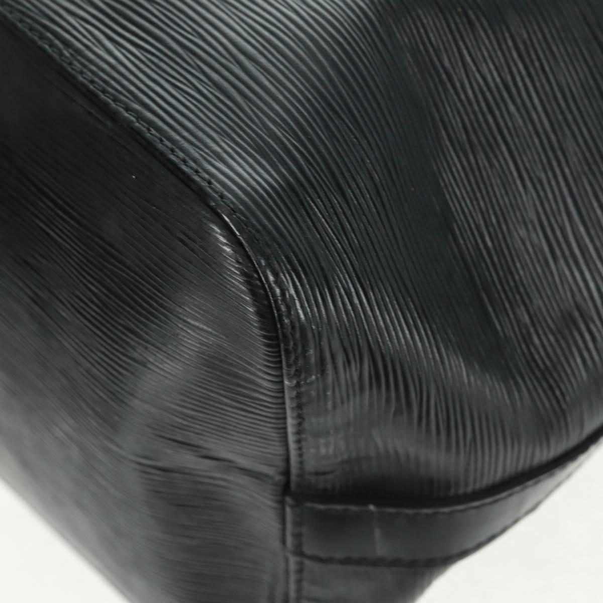 LOUIS VUITTON Epi Petit Noe Shoulder Bag Black M44102 LV Auth 162962