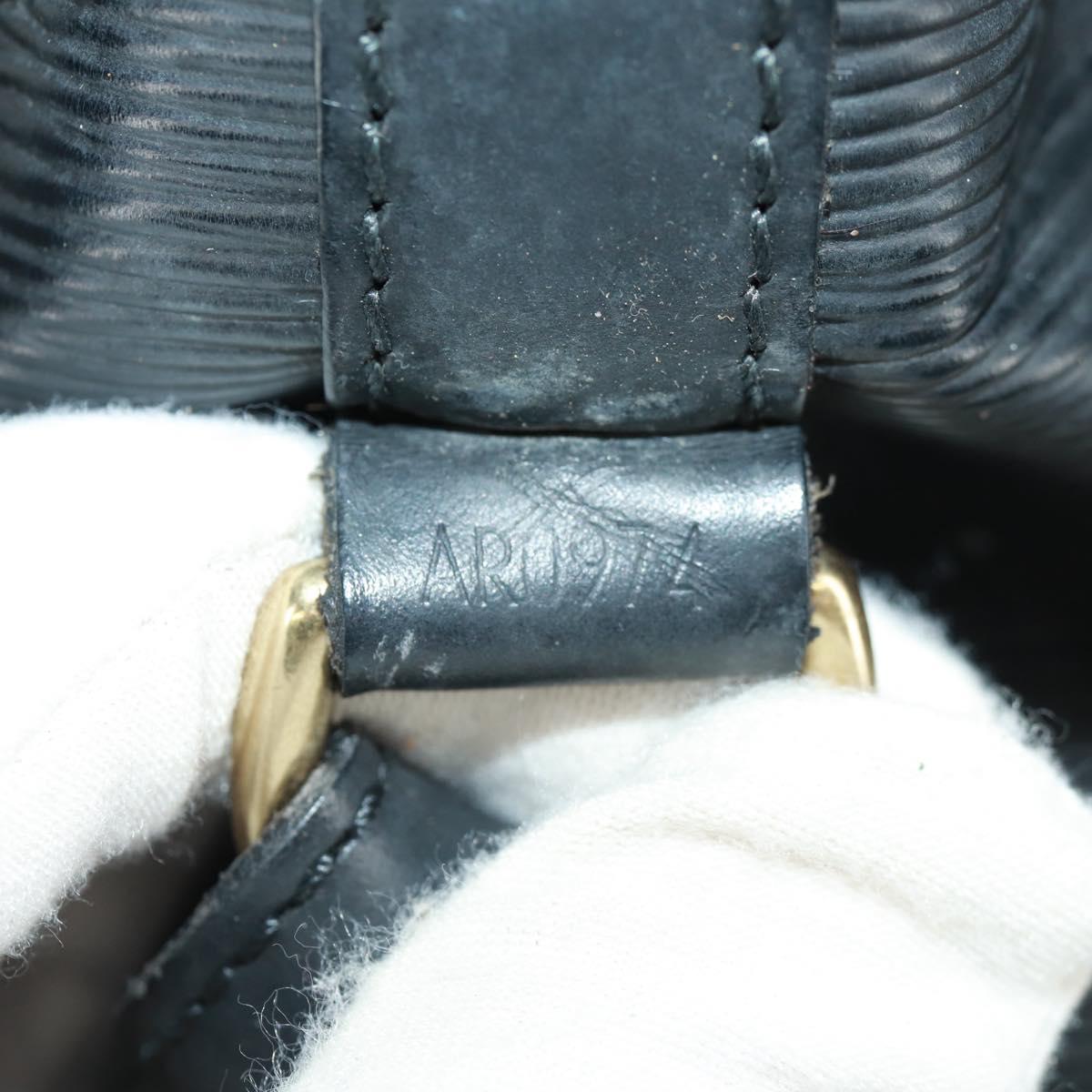 LOUIS VUITTON Epi Petit Noe Shoulder Bag Black M44102 LV Auth 162962