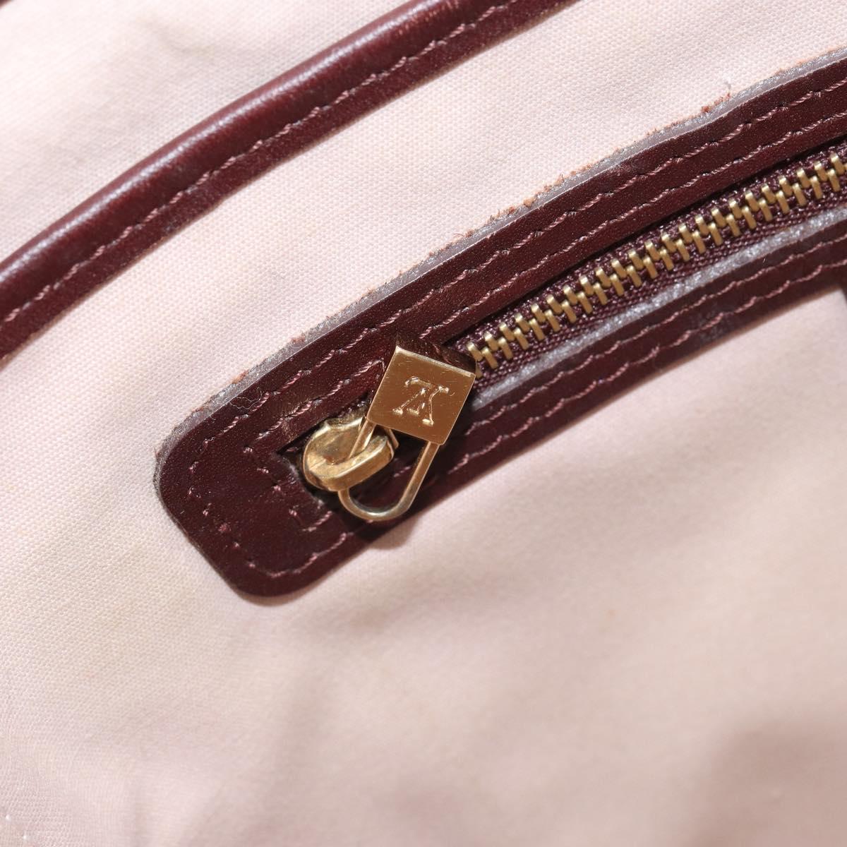 LOUIS VUITTON Monogram Mini Lucille GM Tote Bag Red M92677 LV Auth 162967