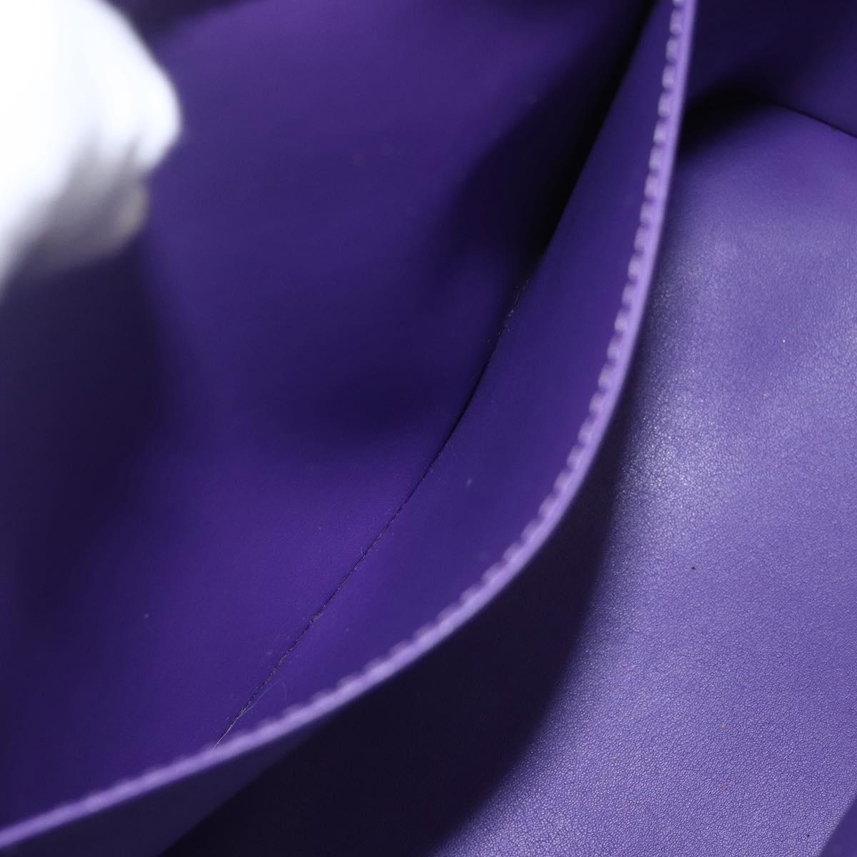 LOUIS VUITTON Monogram Vernis Houston Hand Bag Purple Viole M91093 Auth 162994