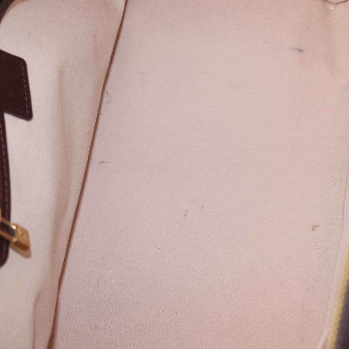 LOUIS VUITTON Monogram Mini Josephine GM Hand Bag Red M92213 LV Auth 162999