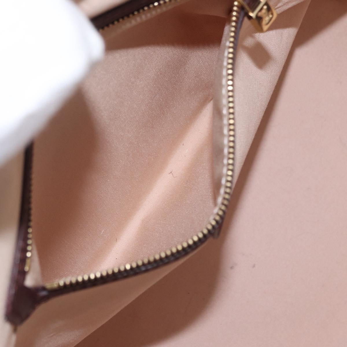 LOUIS VUITTON Monogram Mini Josephine GM Hand Bag Red M92213 LV Auth 162999