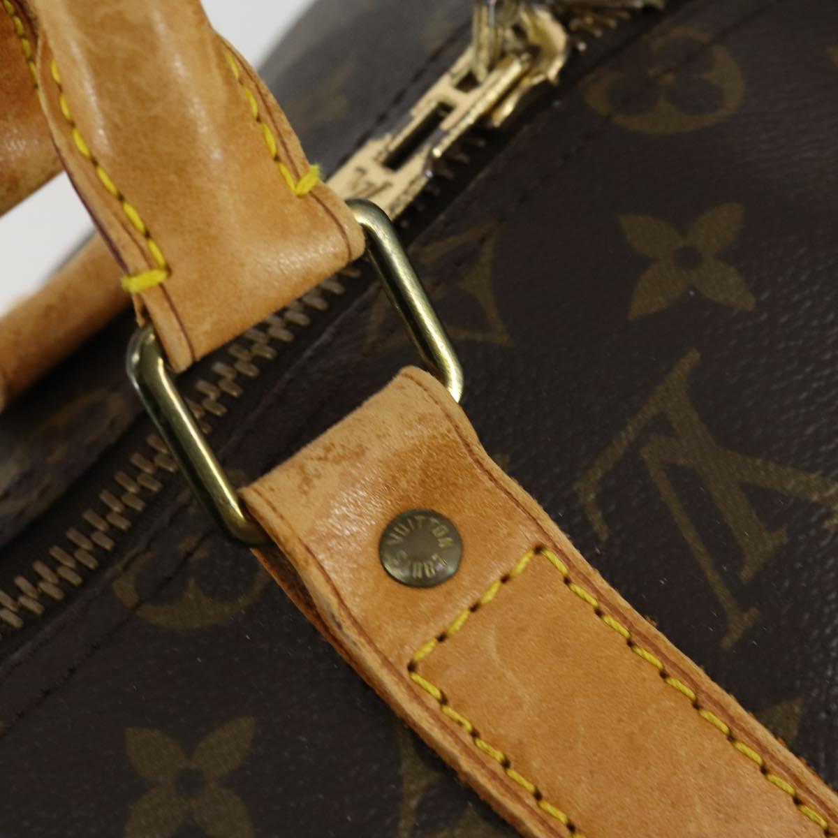 LOUIS VUITTON Monogram Keepall 50 Boston Bag M41426 LV Auth 163001