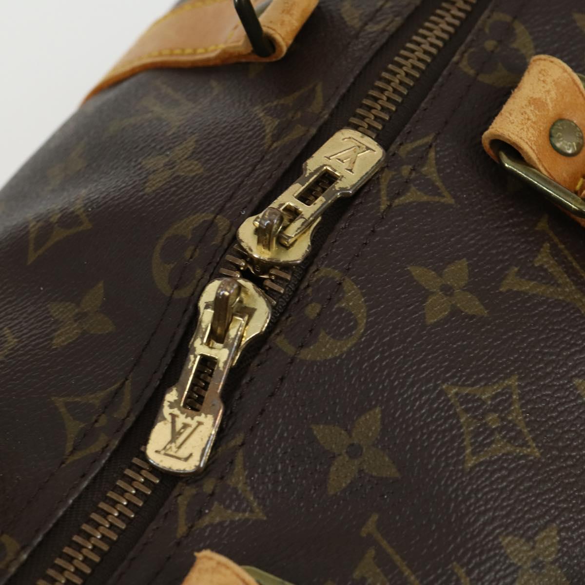 LOUIS VUITTON Monogram Keepall 50 Boston Bag M41426 LV Auth 163001