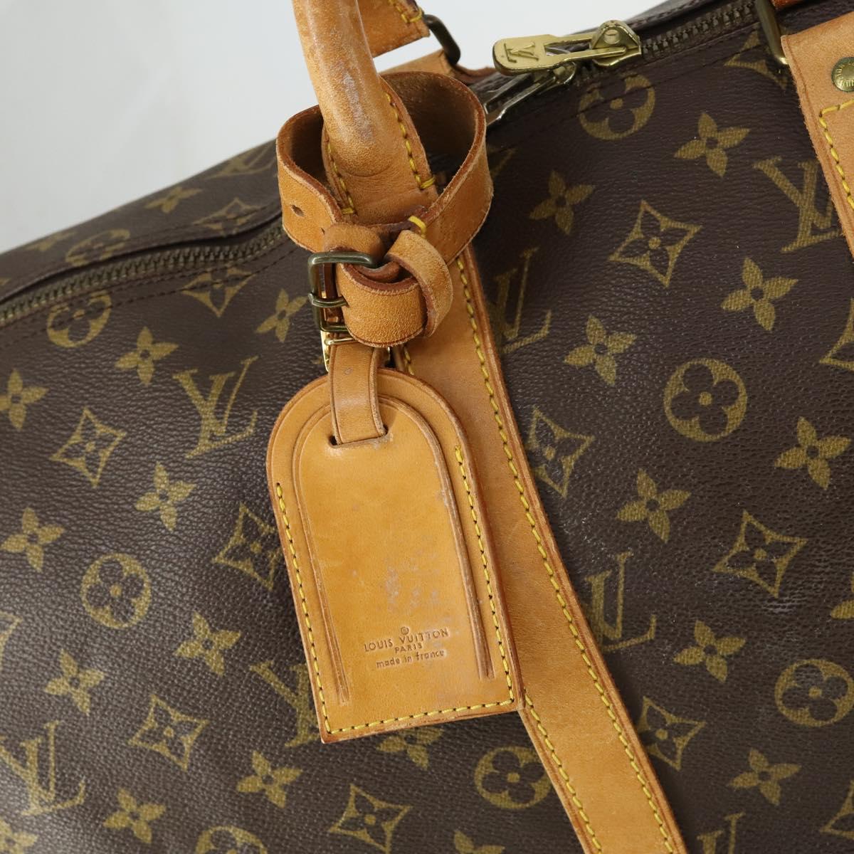 LOUIS VUITTON Monogram Keepall 50 Boston Bag M41426 LV Auth 163003