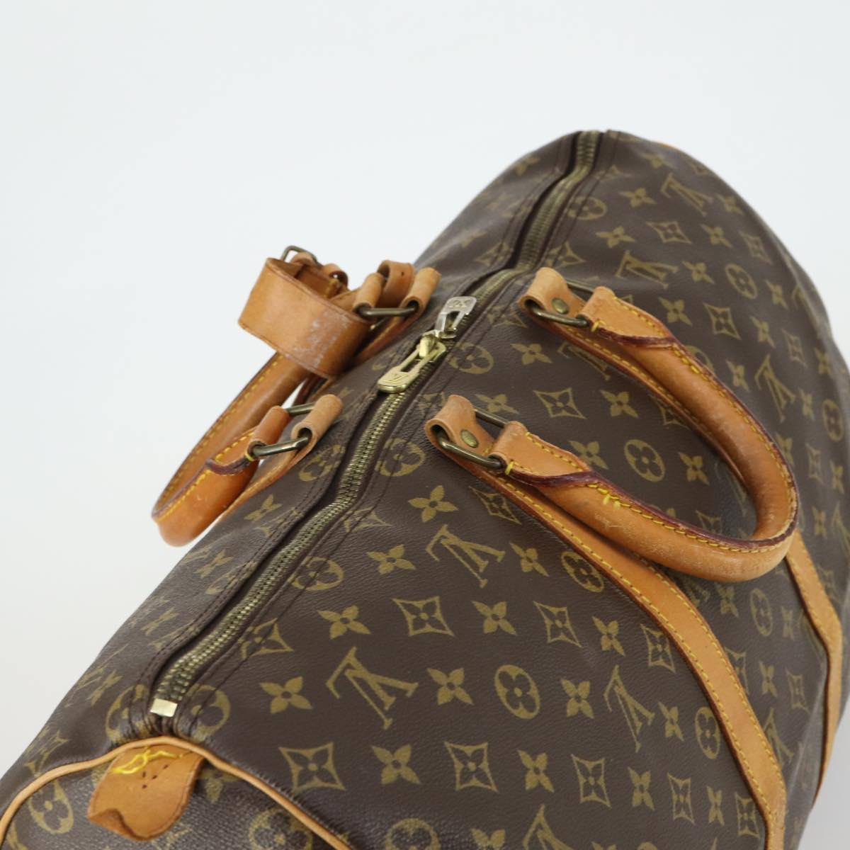 LOUIS VUITTON Monogram Keepall 50 Boston Bag M41426 LV Auth 163003