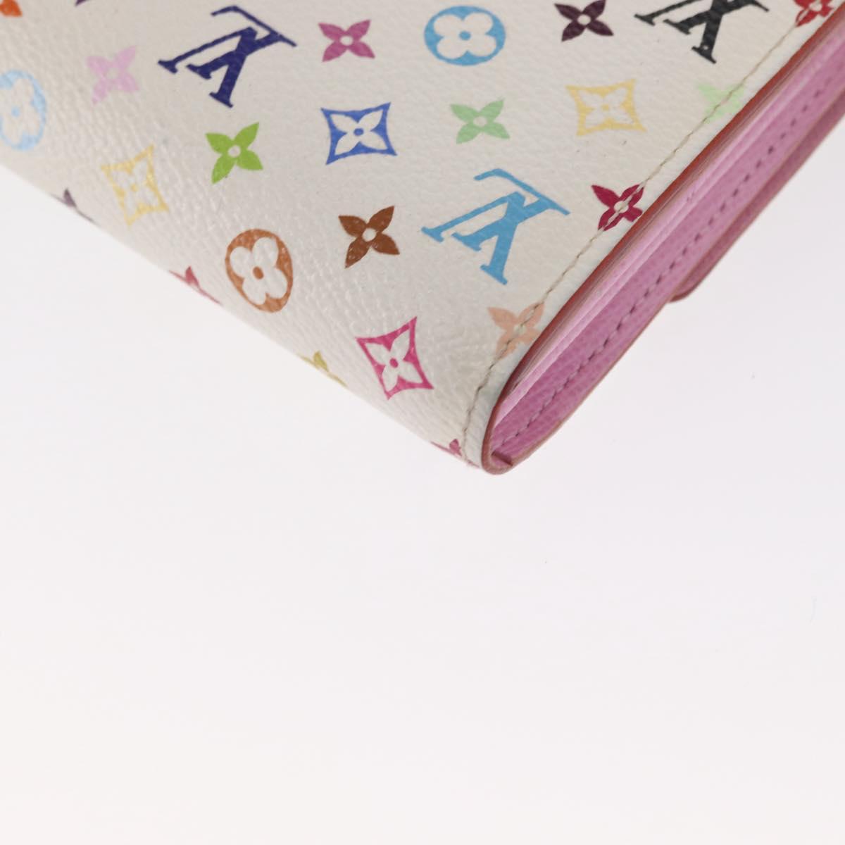 LOUIS VUITTON Monogram Multicolor Portefeuille Sarah Wallet M93745 Auth 163012