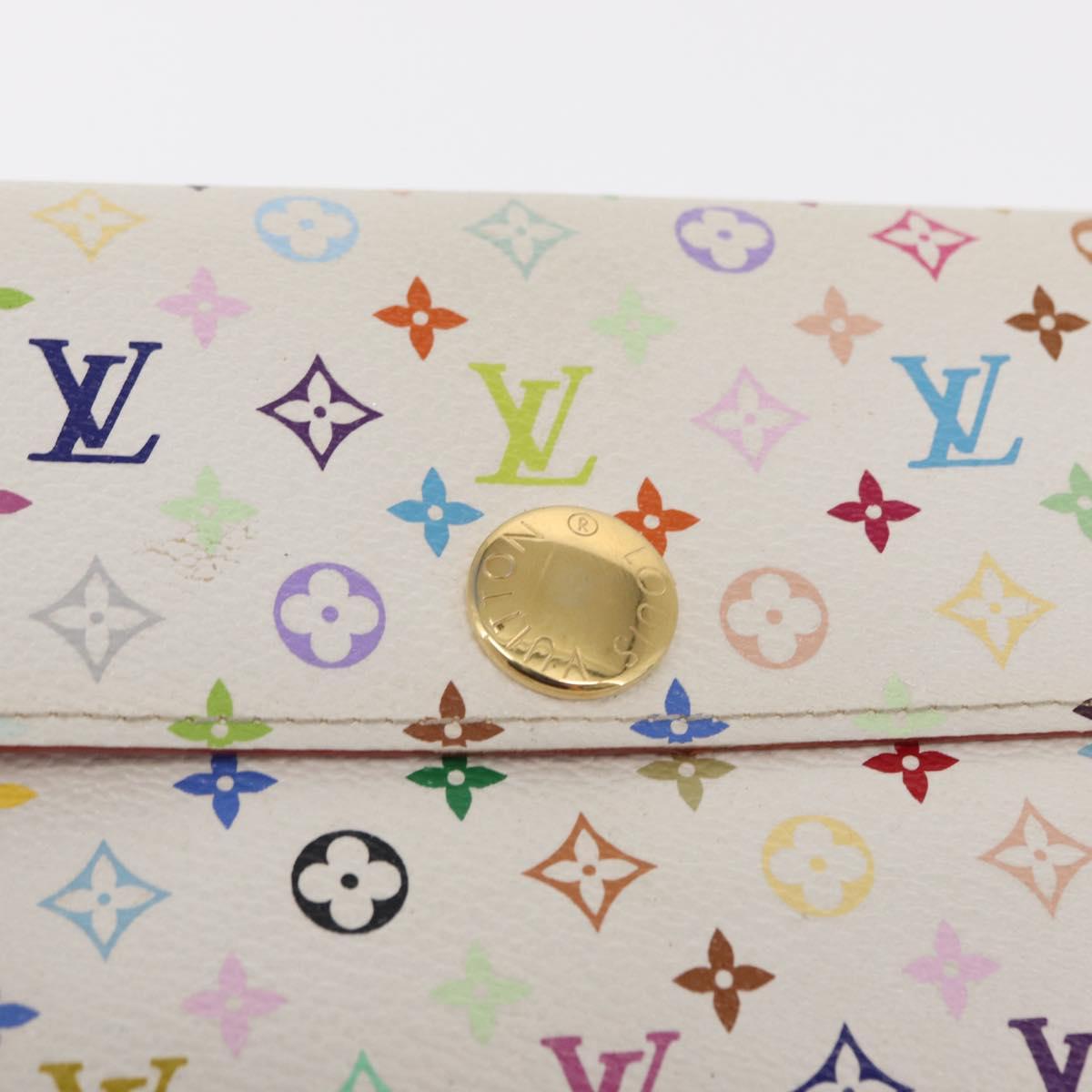 LOUIS VUITTON Monogram Multicolor Portefeuille Sarah Wallet M93745 Auth 163012