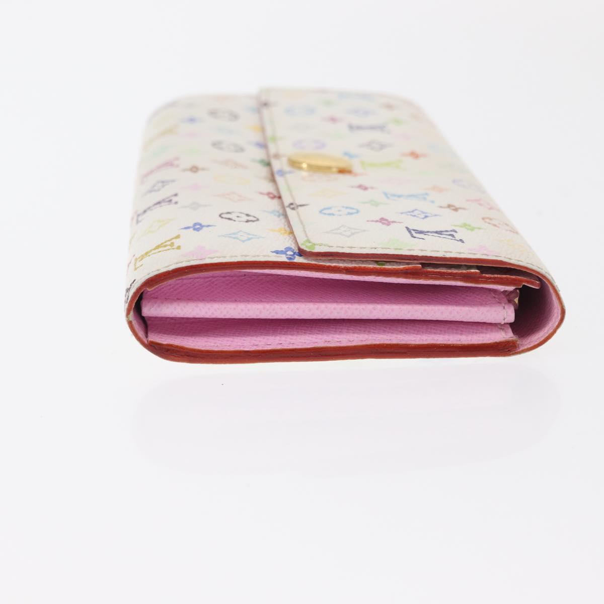LOUIS VUITTON Monogram Multicolor Portefeuille Sarah Wallet M93745 Auth 163012