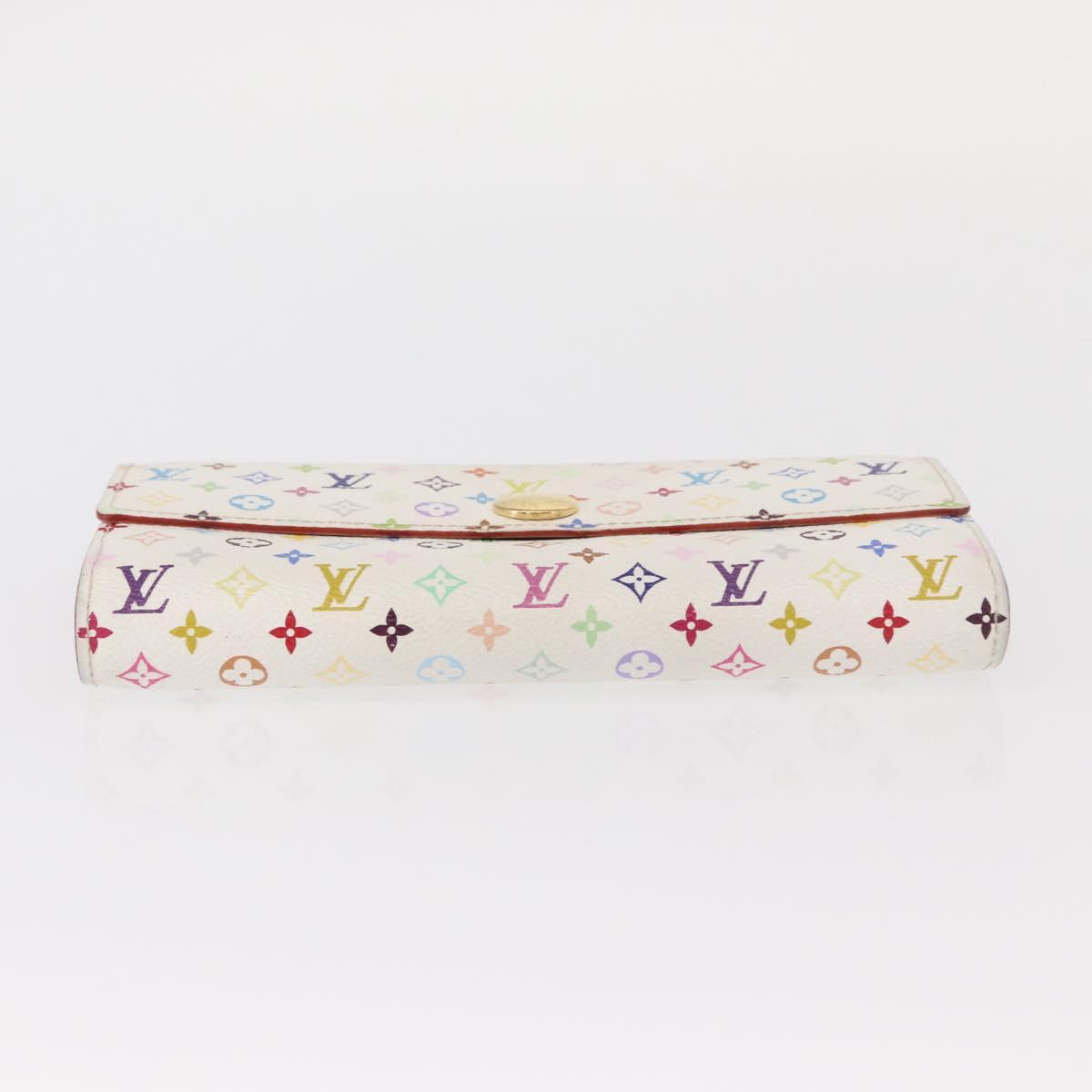 LOUIS VUITTON Monogram Multicolor Portefeuille Sarah Wallet M93745 Auth 163012