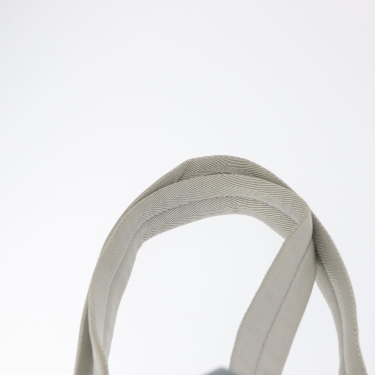 PRADA Backpack Nylon Light Blue Silver Auth 163044