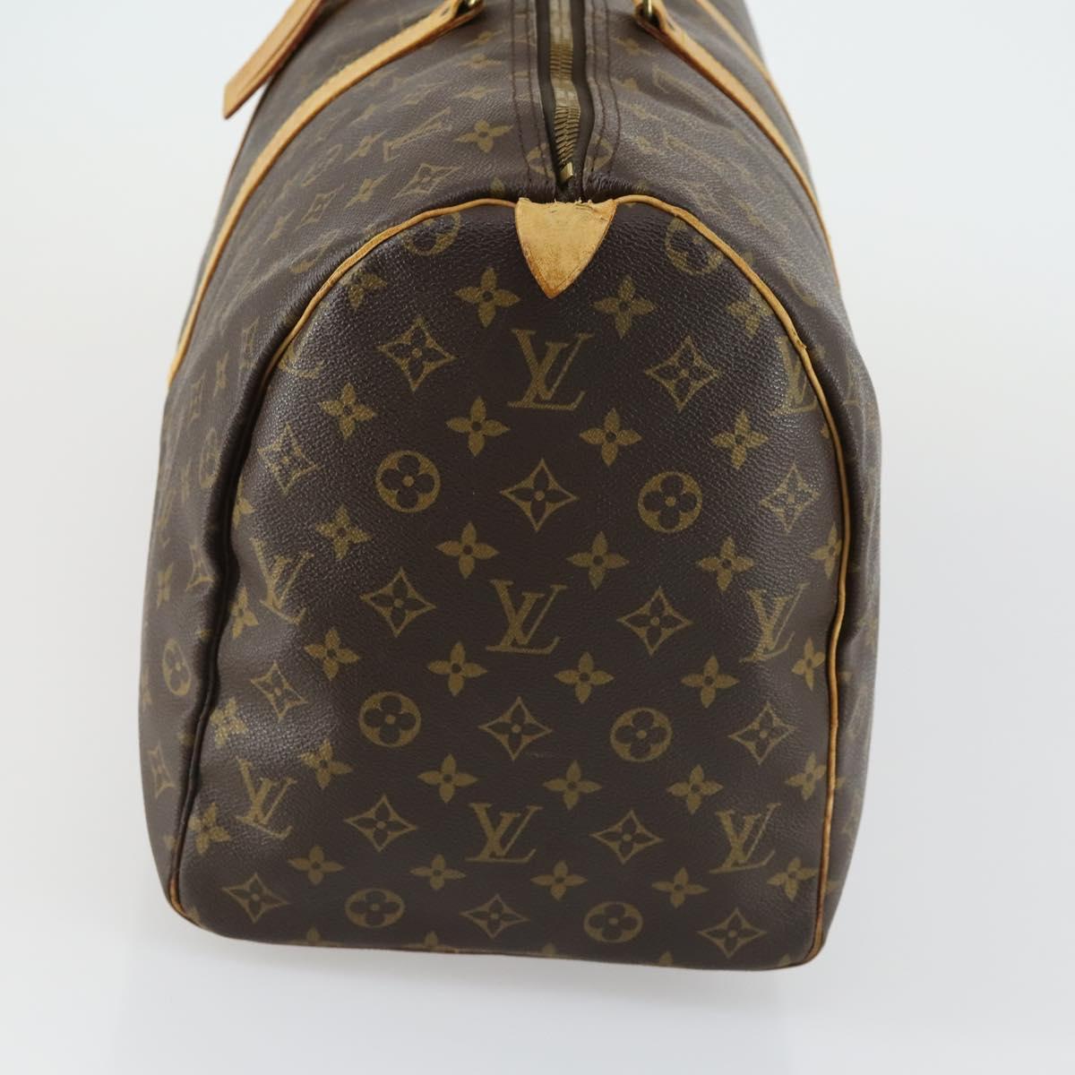 LOUIS VUITTON Monogram Keepall 50 Boston Bag M41426 LV Auth 163059