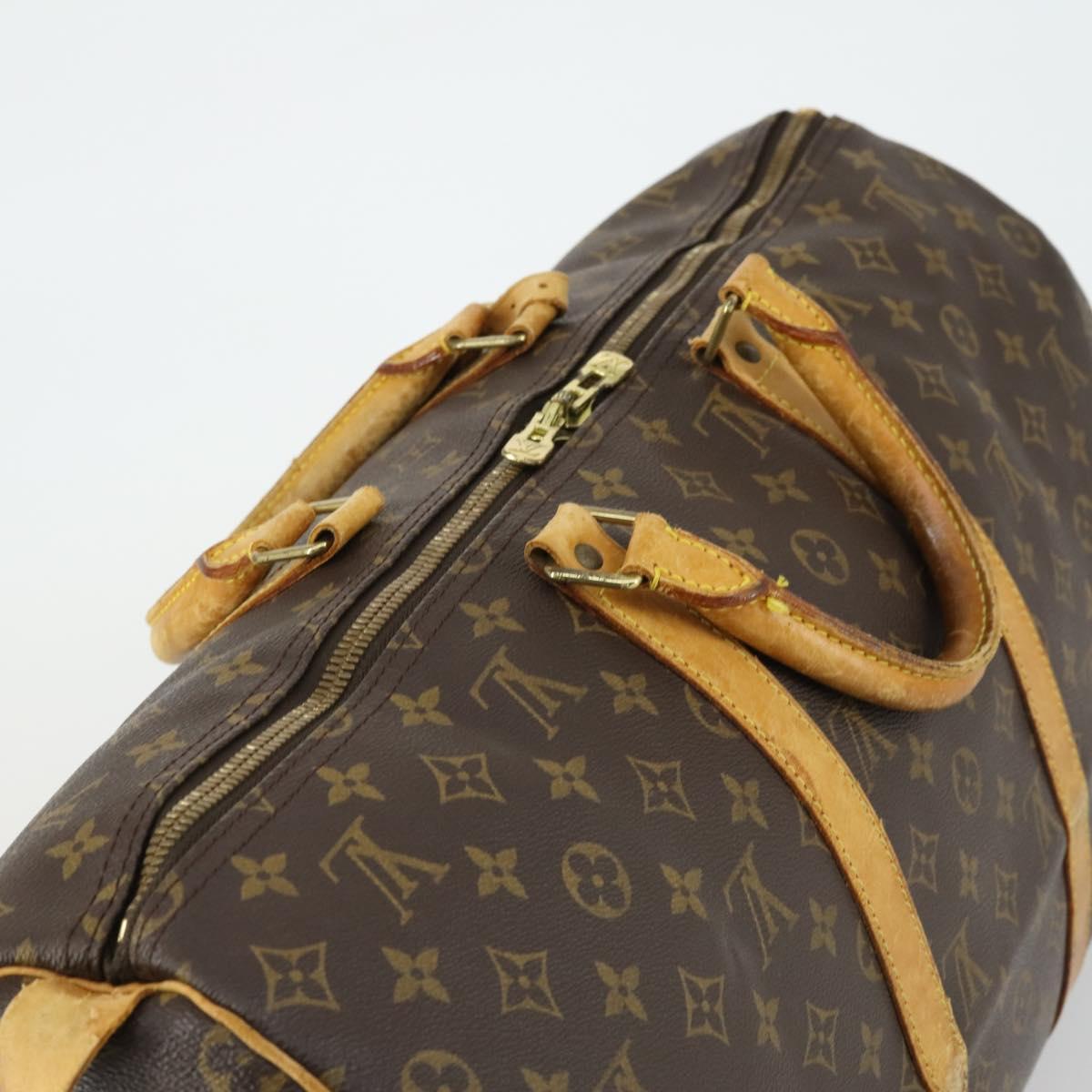 LOUIS VUITTON Monogram Keepall 50 Boston Bag M41426 LV Auth 163059