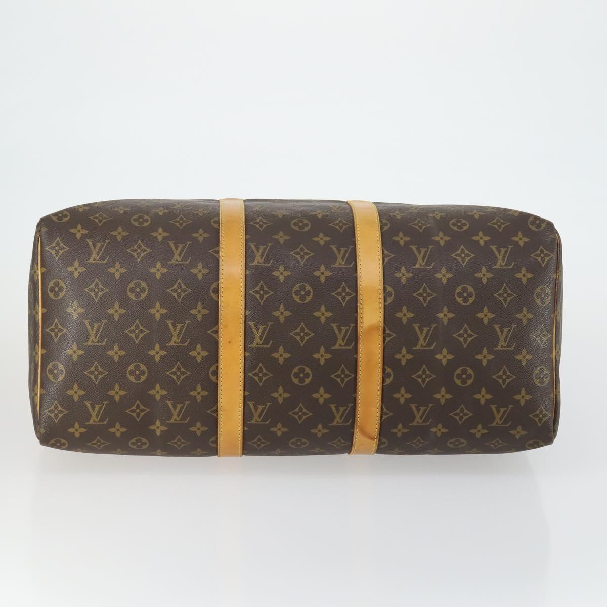 LOUIS VUITTON Monogram Keepall 50 Boston Bag M41426 LV Auth 163059