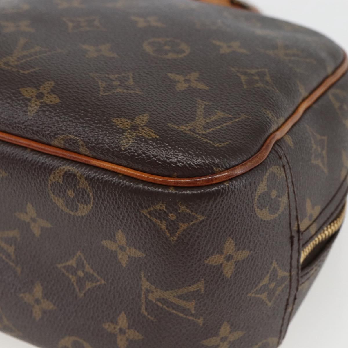 LOUIS VUITTON Monogram Trouville Hand Bag M42228 LV Auth 163069