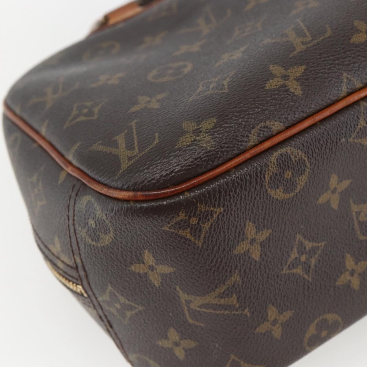LOUIS VUITTON Monogram Trouville Hand Bag M42228 LV Auth 163069