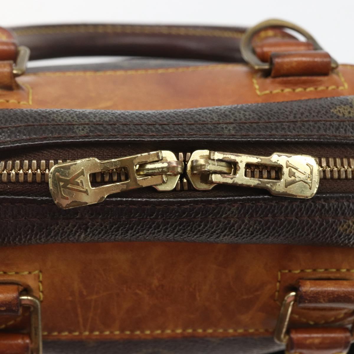 LOUIS VUITTON Monogram Trouville Hand Bag M42228 LV Auth 163069