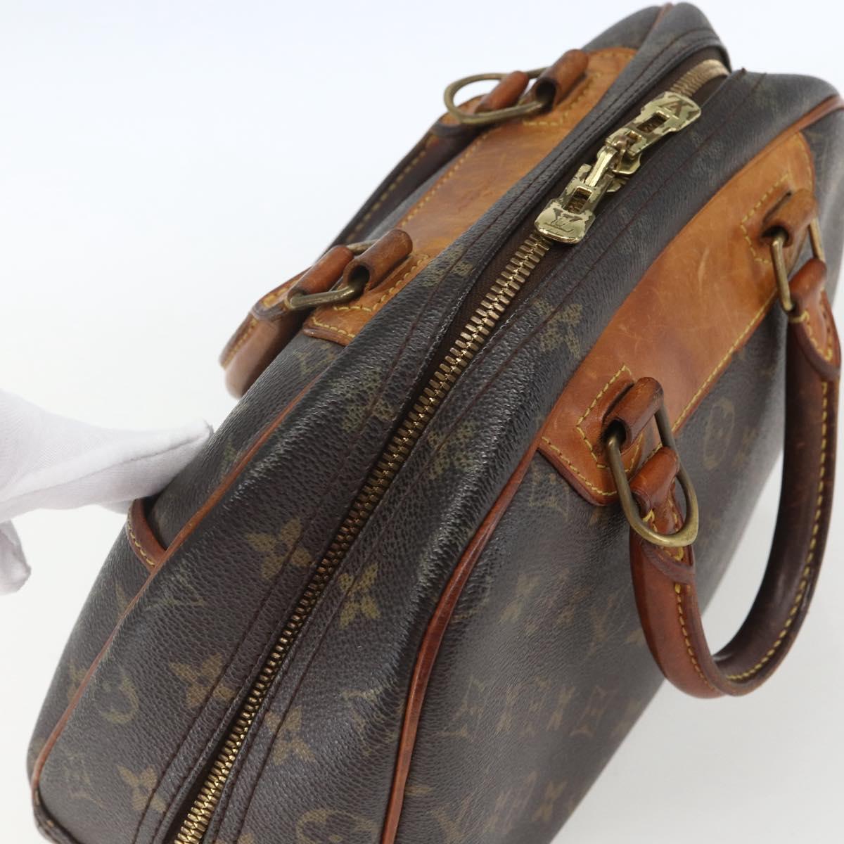 LOUIS VUITTON Monogram Trouville Hand Bag M42228 LV Auth 163069