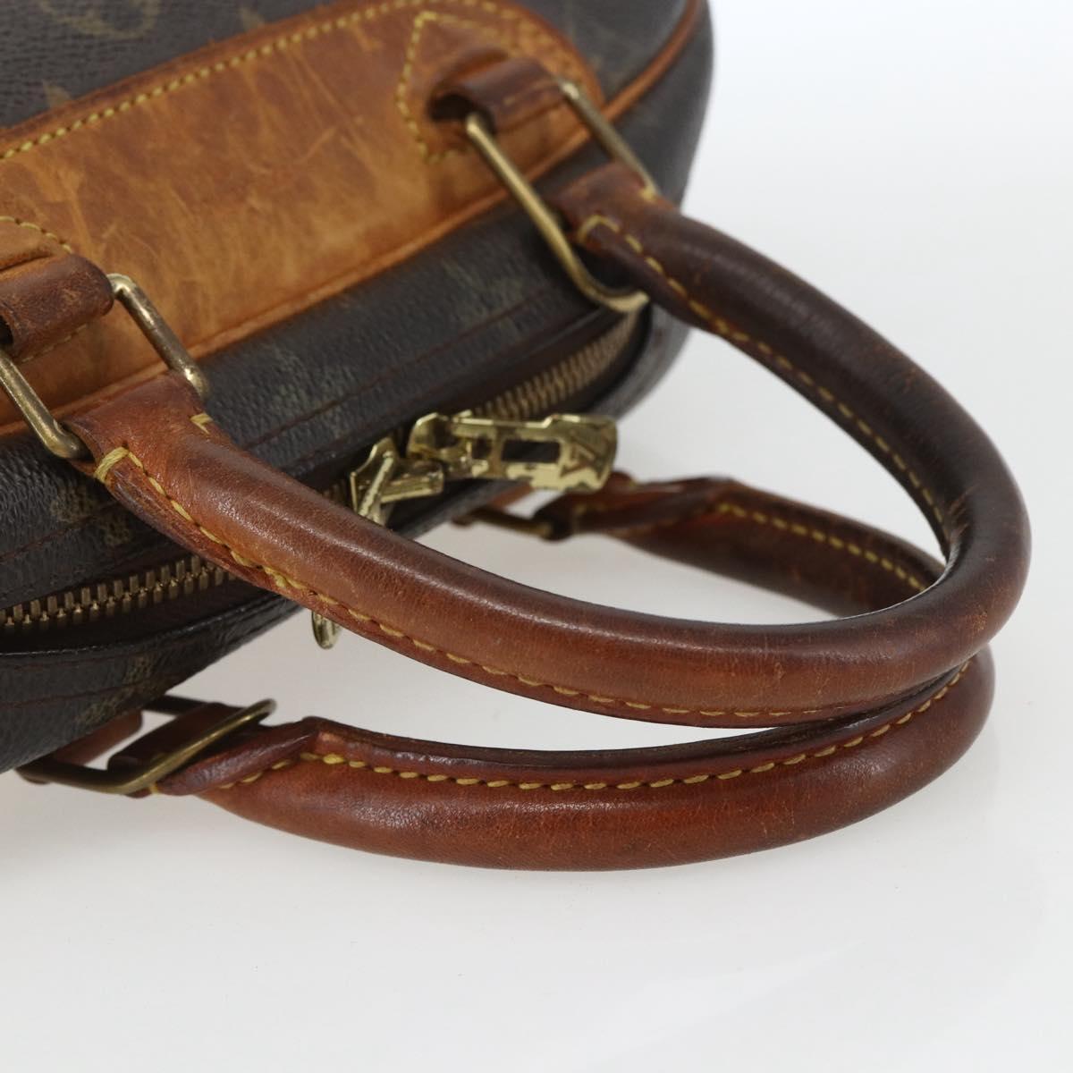 LOUIS VUITTON Monogram Trouville Hand Bag M42228 LV Auth 163069