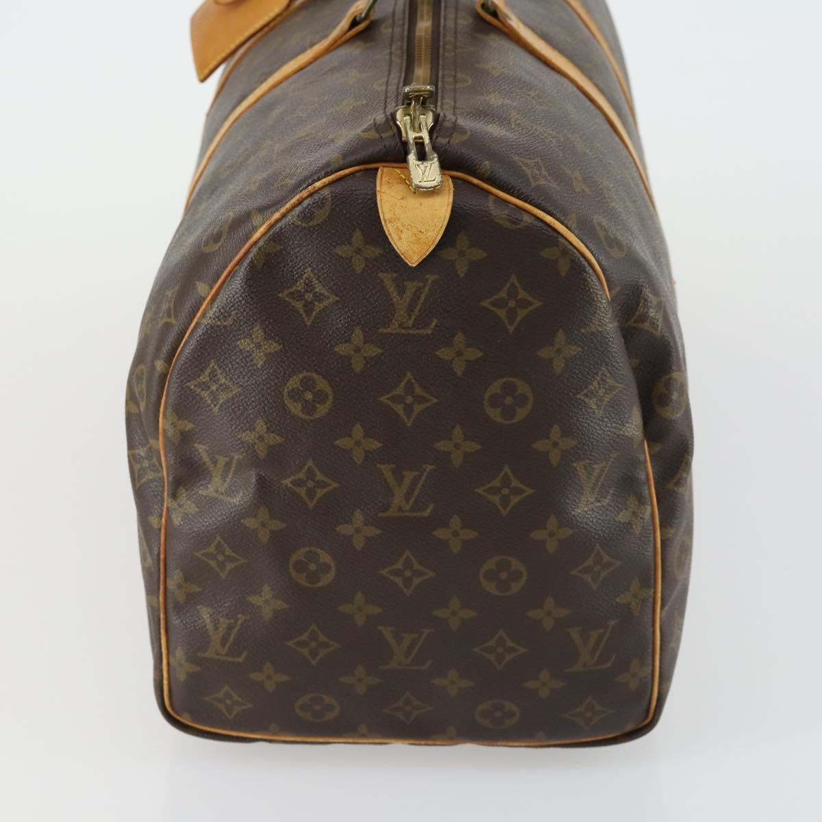 LOUIS VUITTON Monogram Keepall 50 Boston Bag M41426 LV Auth 163080