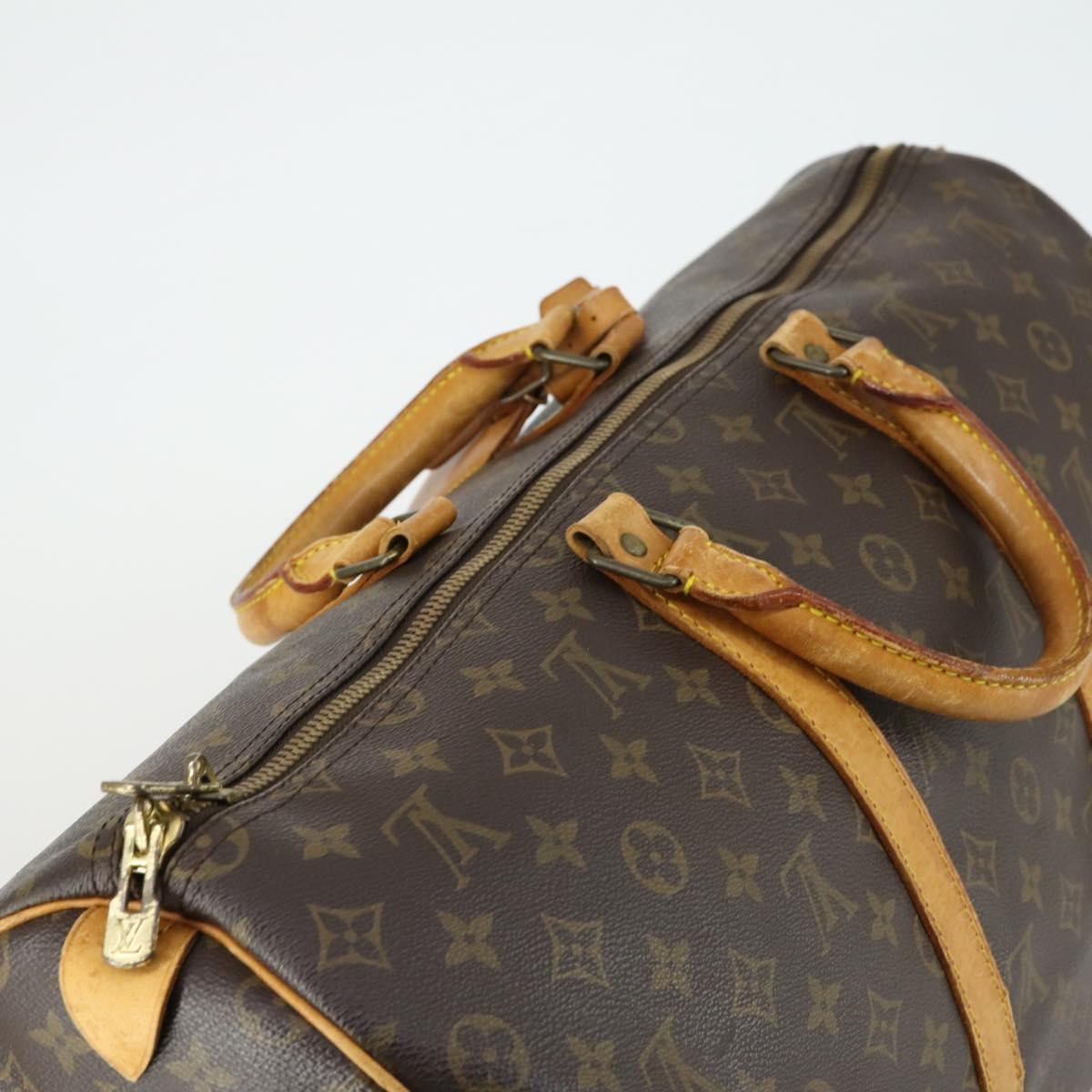 LOUIS VUITTON Monogram Keepall 50 Boston Bag M41426 LV Auth 163080