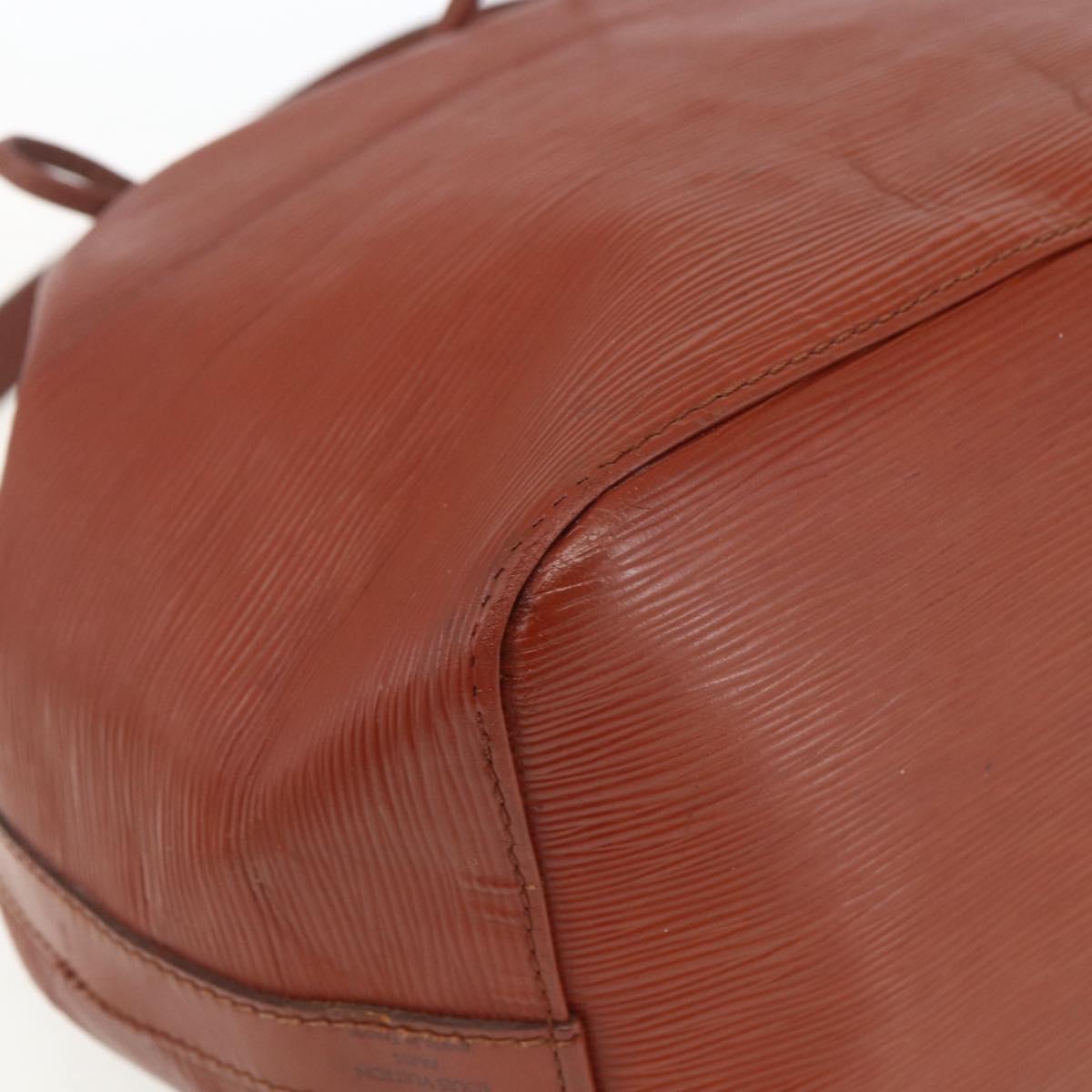 LOUIS VUITTON Epi Petit Noe Shoulder Bag Brown M44103 LV Auth 163091
