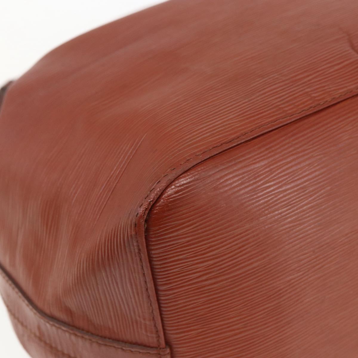 LOUIS VUITTON Epi Petit Noe Shoulder Bag Brown M44103 LV Auth 163091