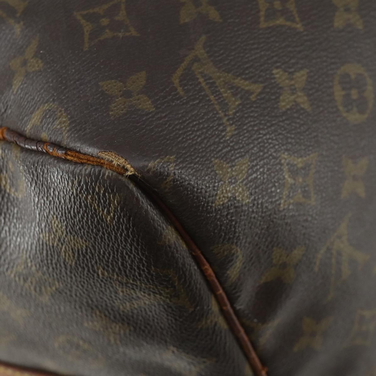 LOUIS VUITTON Monogram Keepall Bandouliere 55 Boston Bag M41414 LV Auth 163092