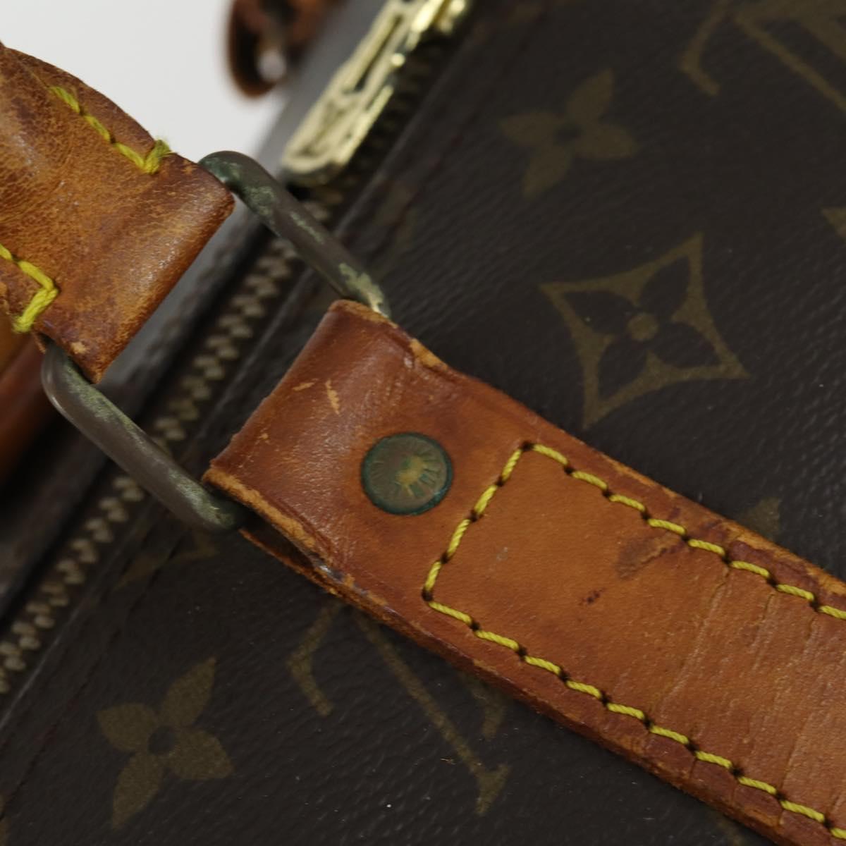 LOUIS VUITTON Monogram Keepall Bandouliere 55 Boston Bag M41414 LV Auth 163092