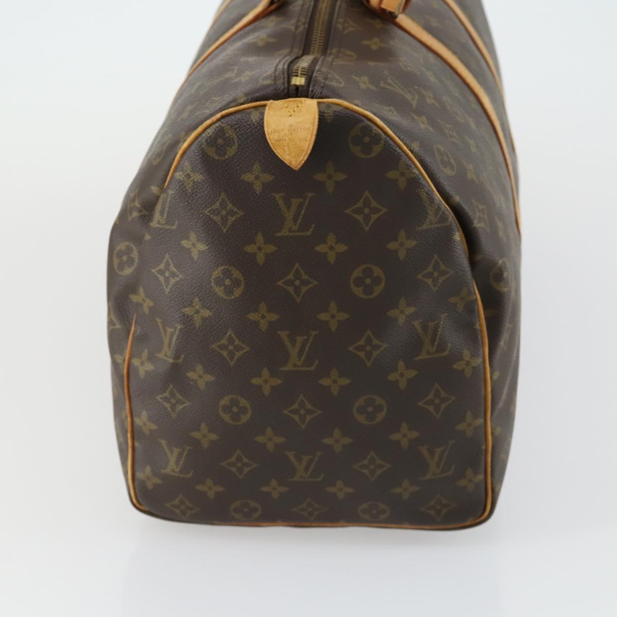 LOUIS VUITTON Monogram Keepall 50 Boston Bag M41426 LV Auth 163096