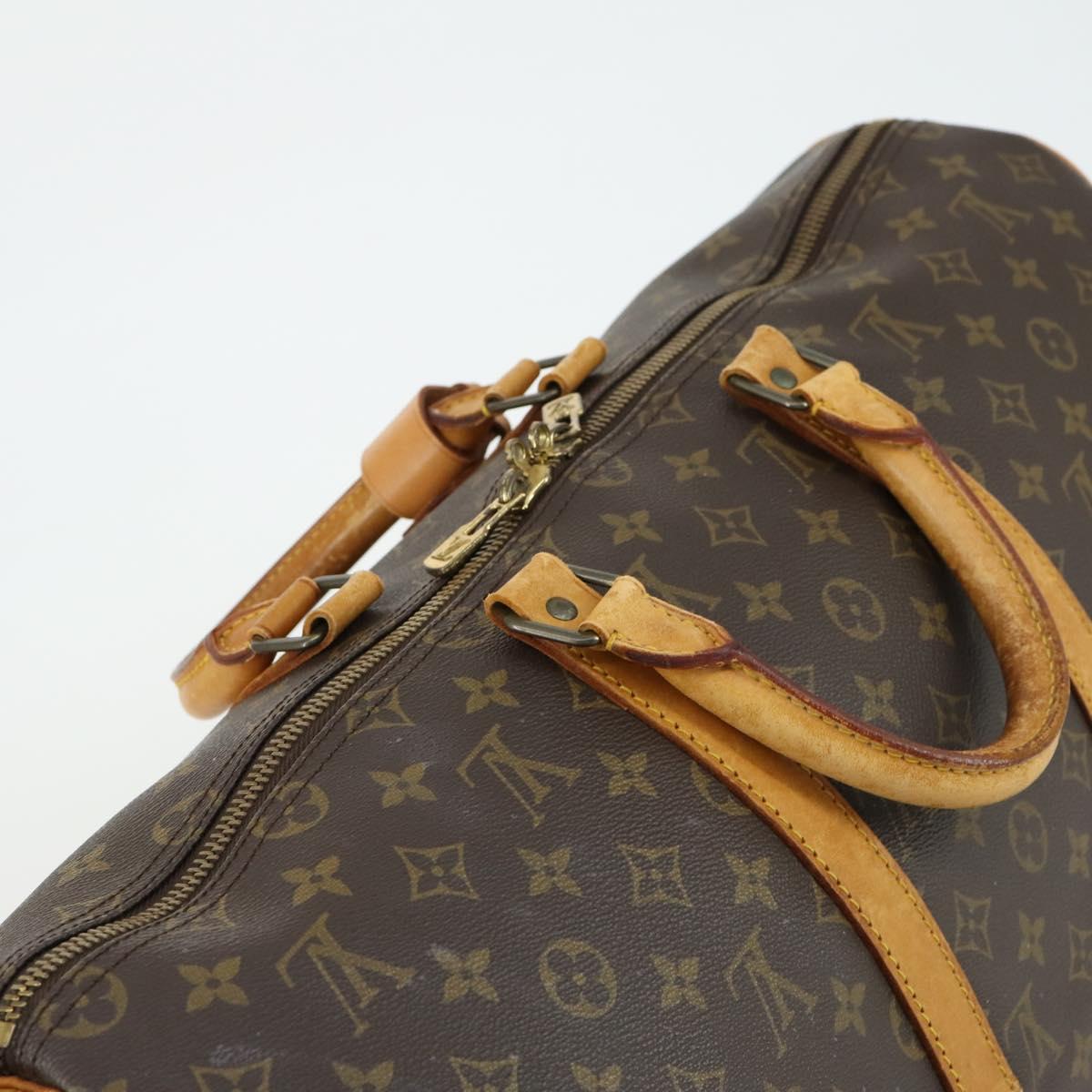 LOUIS VUITTON Monogram Keepall 50 Boston Bag M41426 LV Auth 163096