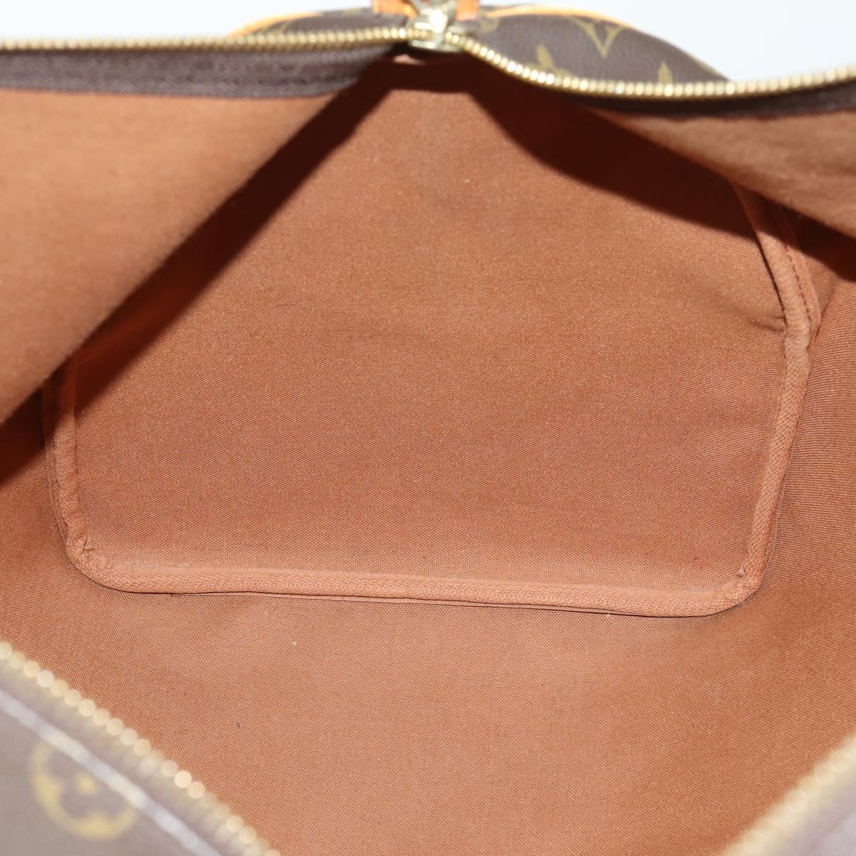 LOUIS VUITTON Monogram Keepall 55 Boston Bag M41424 LV Auth 163097