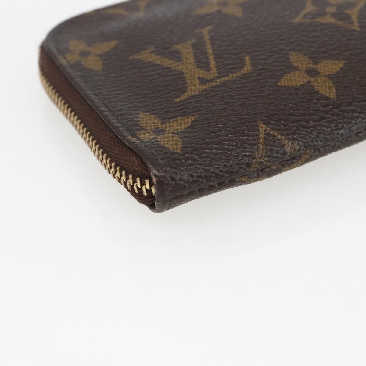 LOUIS VUITTON Monogram T & B Pochette Cle Compris M58025 LV Auth 163105