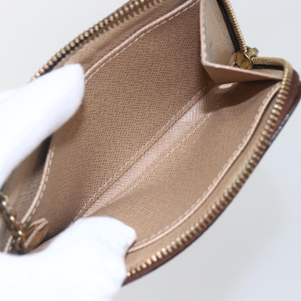 LOUIS VUITTON Monogram T & B Pochette Cle Compris M58025 LV Auth 163105