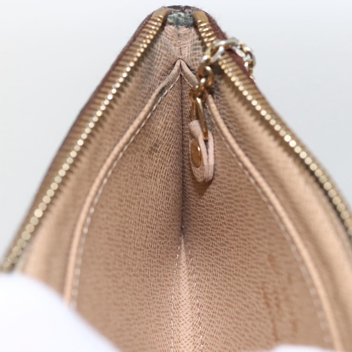LOUIS VUITTON Monogram T & B Pochette Cle Compris M58025 LV Auth 163105