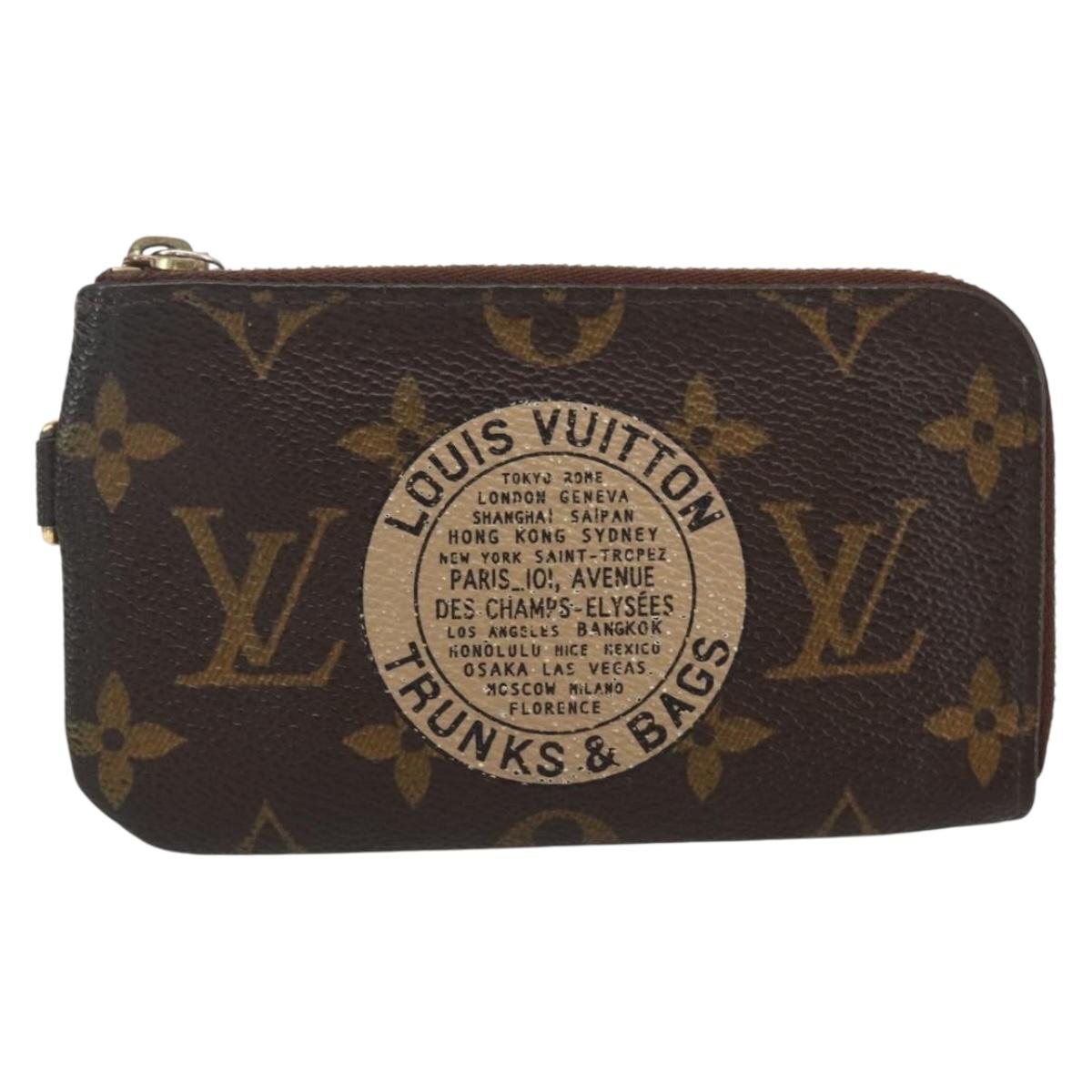 LOUIS VUITTON Monogram T & B Pochette Cle Compris M58025 LV Auth 163105