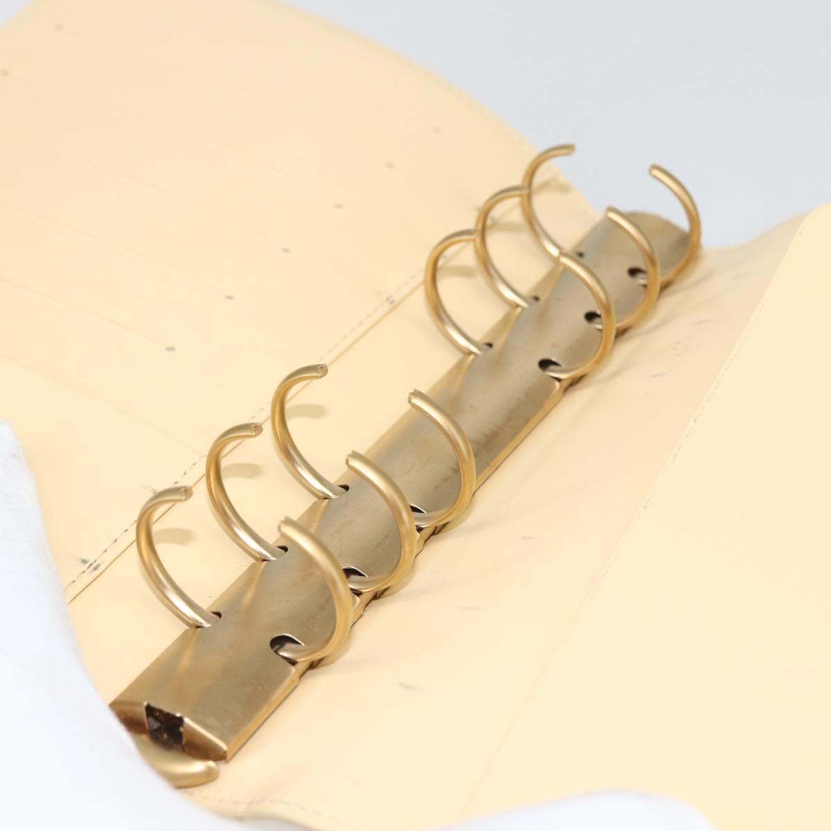 LOUIS VUITTON Epi Agenda MM Day Planner Cover Vanilla R2004A LV Auth 163109