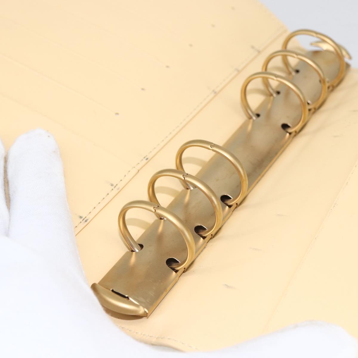 LOUIS VUITTON Epi Agenda MM Day Planner Cover Vanilla R2004A LV Auth 163109
