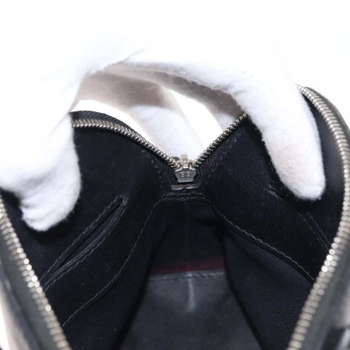 BALENCIAGA I LOVE TECHNO Villetop Handle XXS Bag Black 550646 Auth 163114V