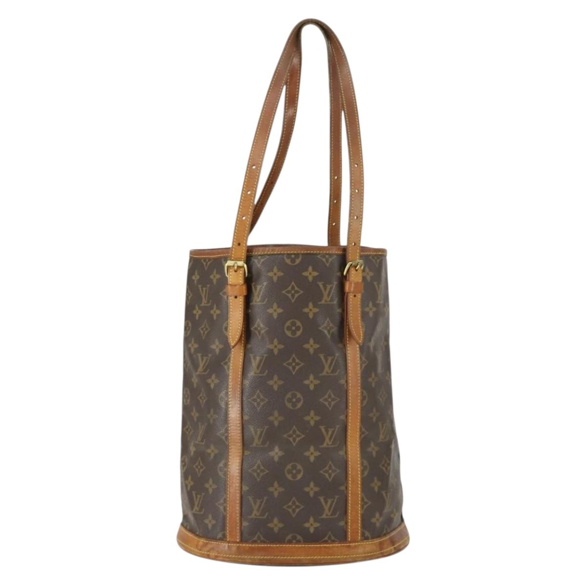 LOUIS VUITTON Monogram Bucket GM Shoulder Bag M42236 LV Auth 163140