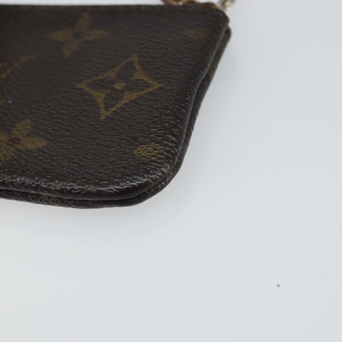 LOUIS VUITTON Monogram Pochette Cles Coin Purse M60033 LV Auth 163152